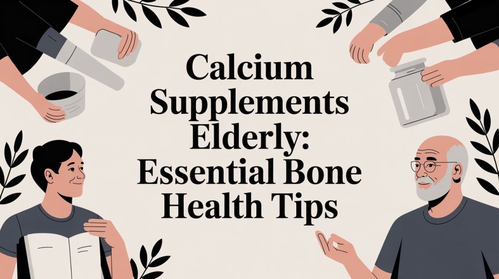 Calcium Supplements Elderly Bone Health