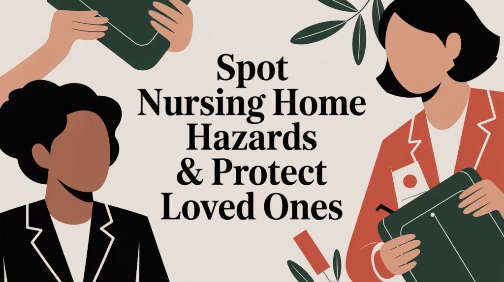 Nursing Home Hazards Safety Illustration