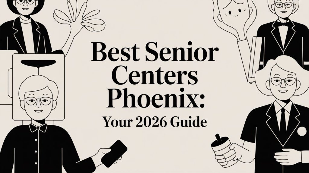 Senior Centers Phoenix Graphic Illustration