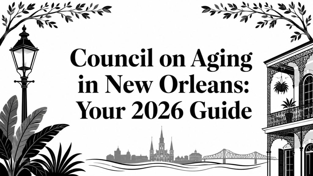 Council On Aging In New Orleans City Skyline