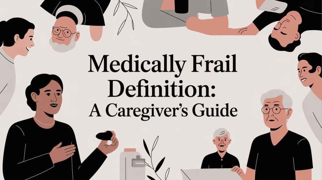 Medically Frail Definition Caregiver Support
