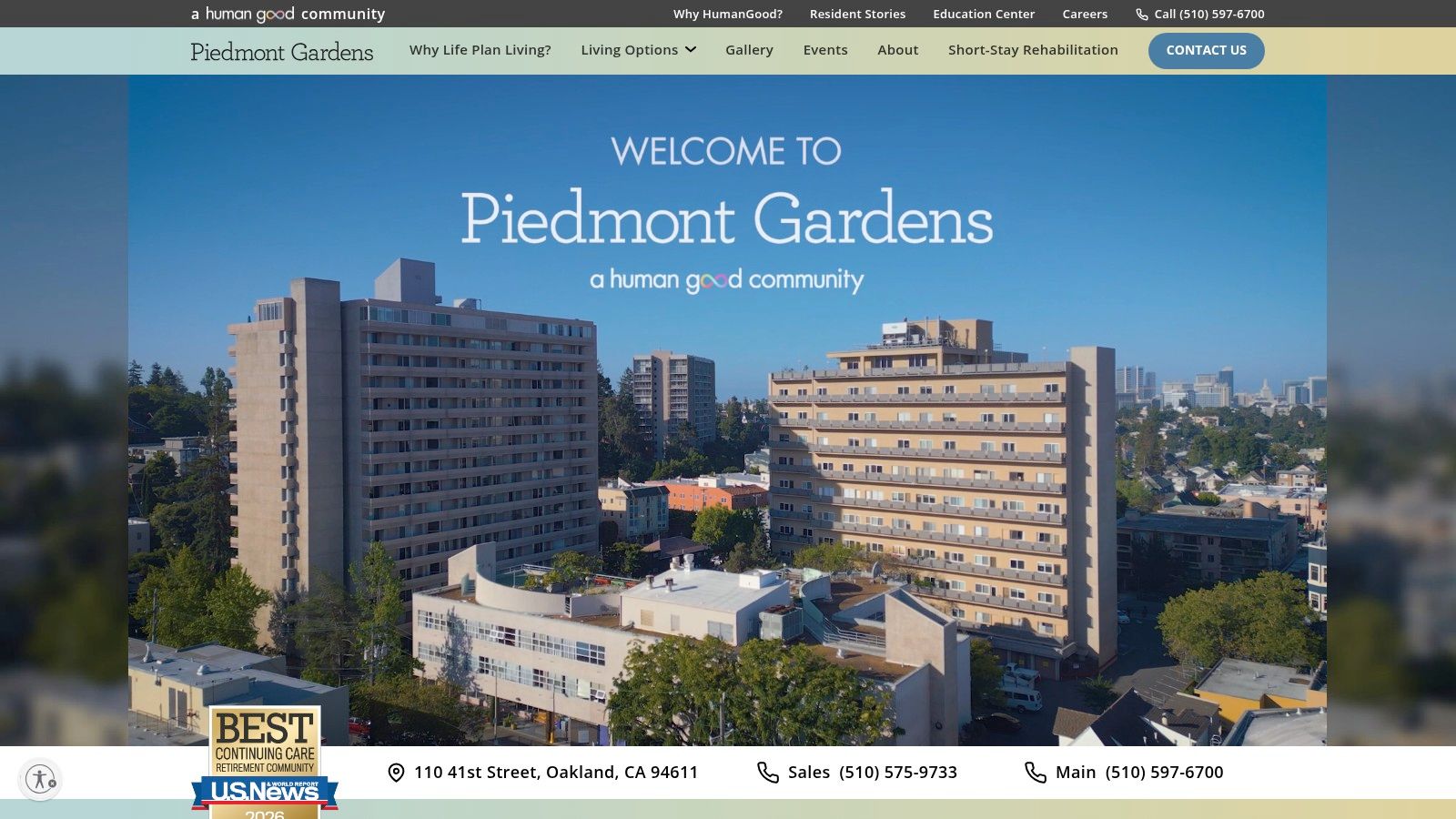 Piedmont Gardens (HumanGood Life Plan Community)