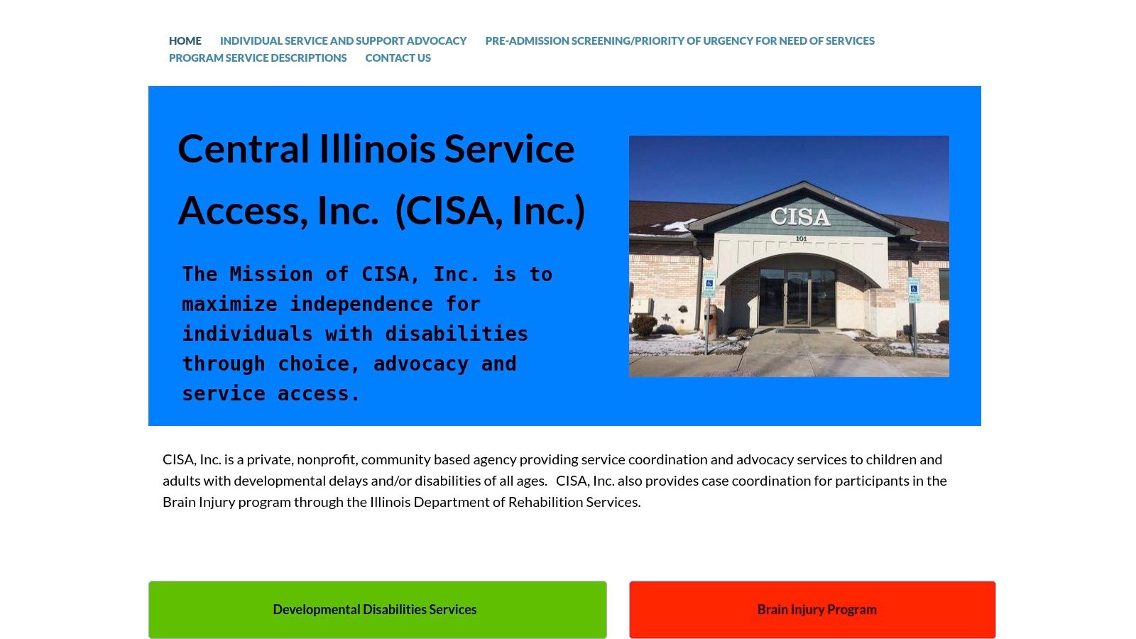 Central Illinois Service Access (CISA)
