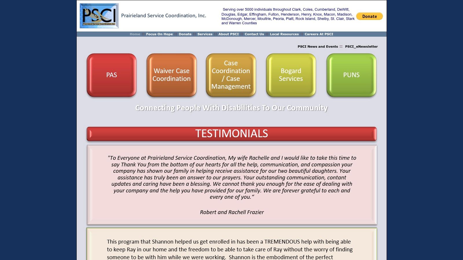 Prairieland Service Coordination, Inc.