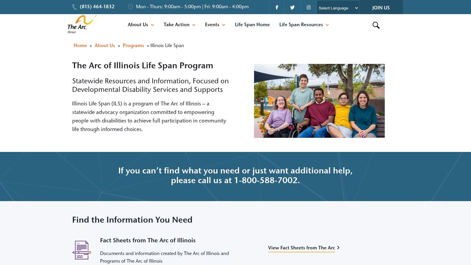 The Arc of Illinois – Illinois Life Span (ILS)