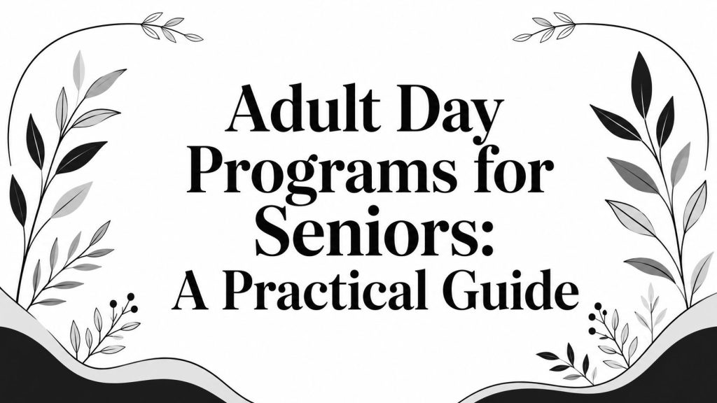 Adult Day Programs For Seniors Guide Cover