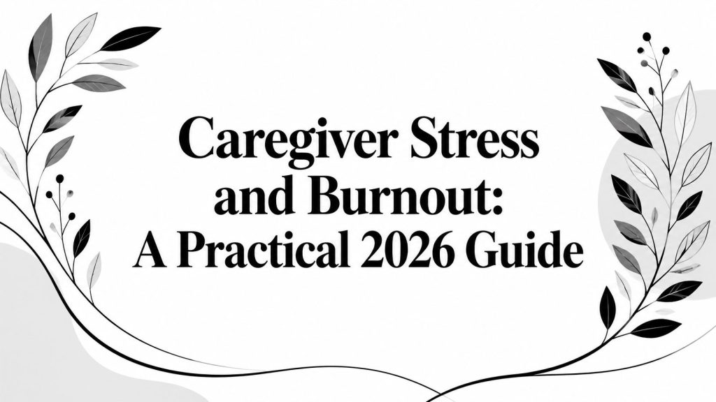 Caregiver Stress And Burnout Guide Title