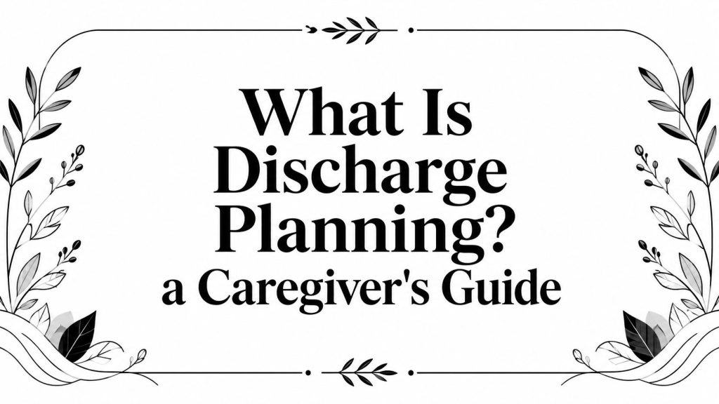 What Is Discharge Planning Caregiver Guide
