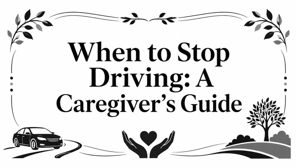 When To Stop Driving Caregiver Guide