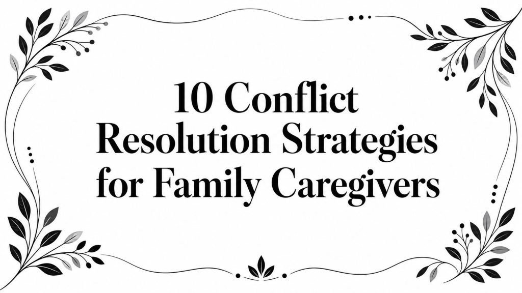 Conflict Resolution Strategies Title Card