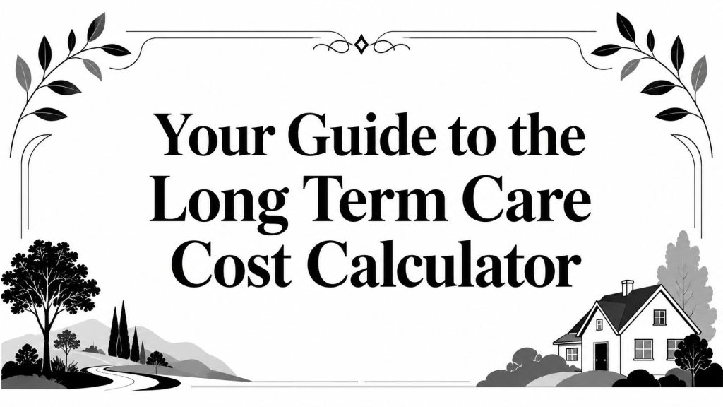 Long Term Care Cost Calculator Guide Title