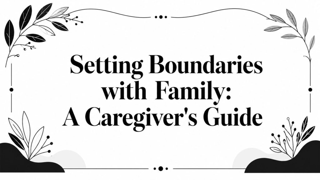 Setting Boundaries With Family Caregiver Guide